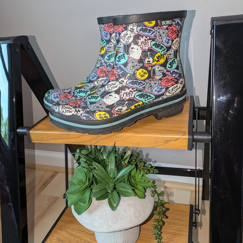 BOBS from Skechers Multicolor Graphic Rain Boots